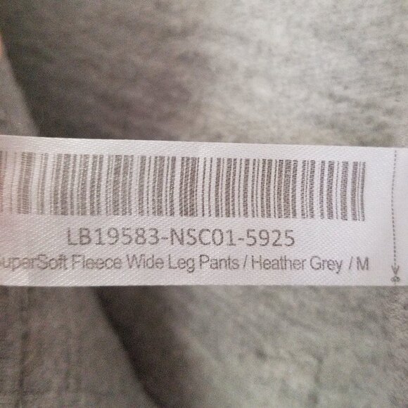 Quince SuperSoft Fleece Cropped Wide Leg Pants M Heather Gray Lounge Cozy Comfy - Picture 12 of 16